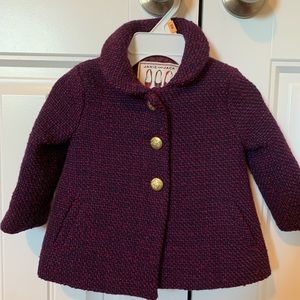 Janie and jack 6-12 mo NWT dress coat tweed